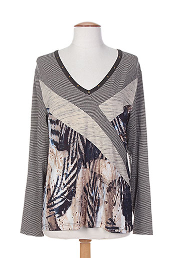 pause cafe t-shirts femme de couleur beige