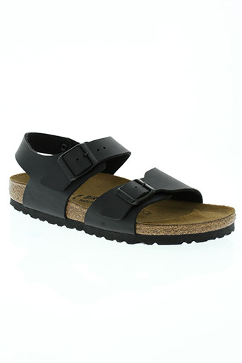 birkenstock chaussures garçon de couleur noir