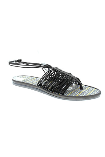 string tong chaussures femme de couleur gris