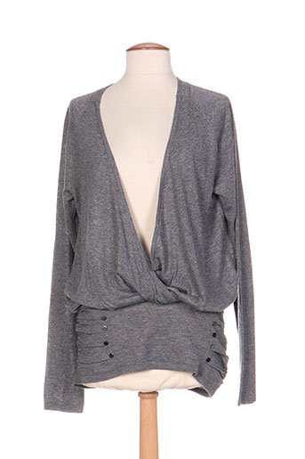 lauren vidal pulls femme de couleur gris