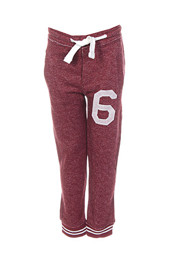 minoti pantalons garçon de couleur rouge