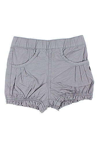 3 pommes shorts / bermudas fille de couleur gris