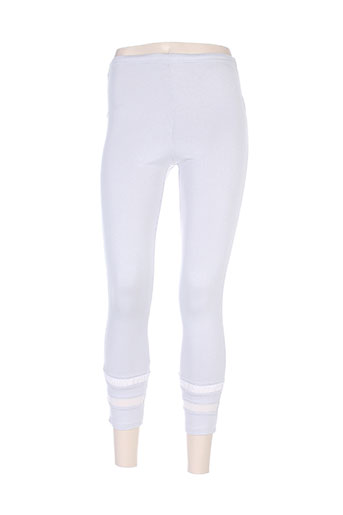 double jeu pantalons femme de couleur gris