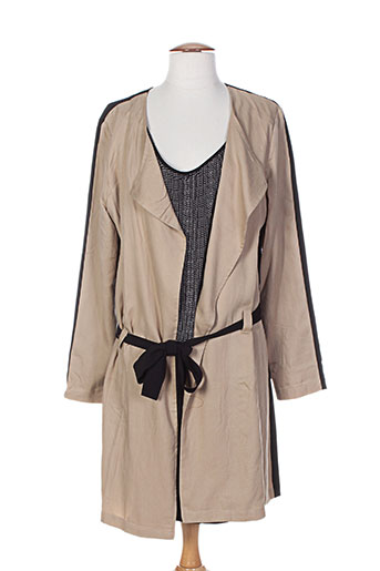 miss captain robes femme de couleur beige