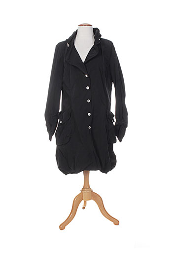 deca manteaux femme de couleur noir