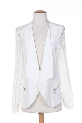 femmes je vous aime vestes femme de couleur blanc