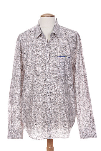 izac chemises homme de couleur marron