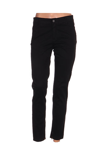 cowest pantalons femme de couleur noir