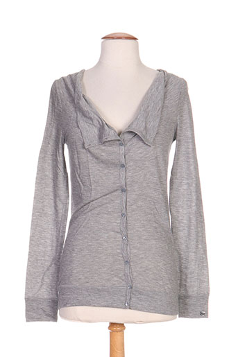 hugo boss gilets femme de couleur gris
