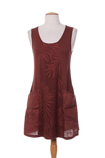 maloka robes femme de couleur marron