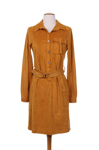 lavand robes femme de couleur jaune