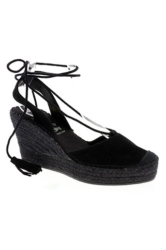 la maison de l'espadrille chaussures femme de couleur noir