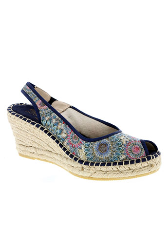 la maison de l'espadrille chaussures femme de couleur bleu