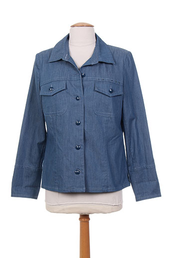 pauporté vestes femme de couleur bleu