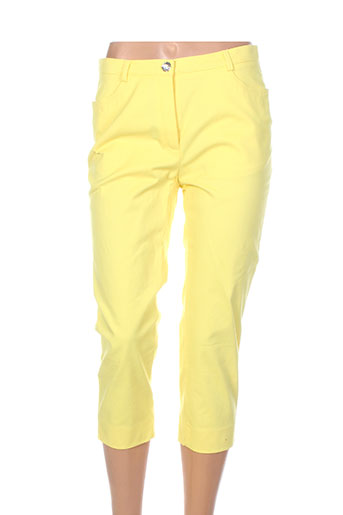 weinberg pantacourts femme de couleur jaune