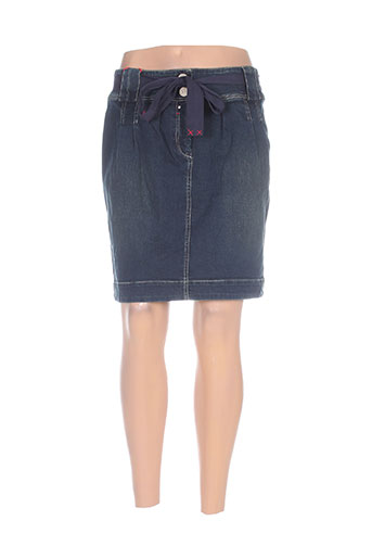 mybo jupes femme de couleur bleu