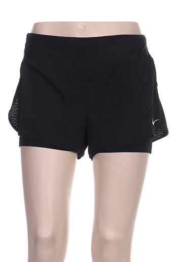 nike shorts / bermudas femme de couleur noir