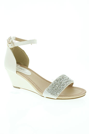exquily chaussures femme de couleur beige