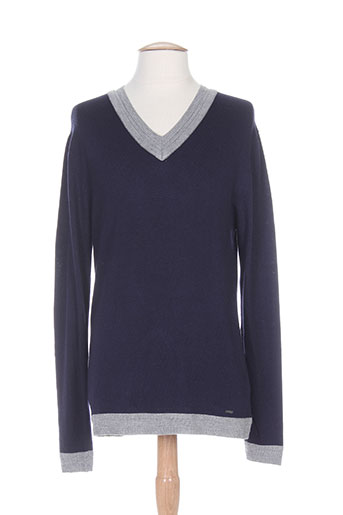 guess pulls homme de couleur bleu