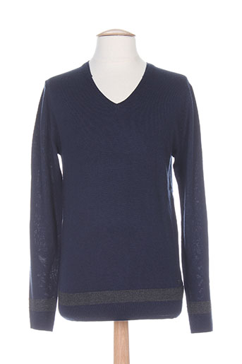 guess pulls homme de couleur bleu