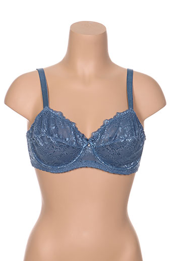 sielei lingerie femme de couleur bleu