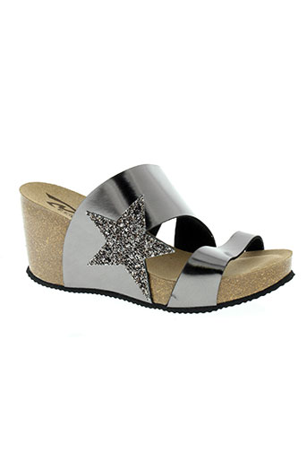 reqins chaussures femme de couleur gris
