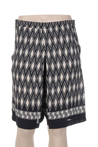 paul brial shorts / bermudas femme de couleur noir