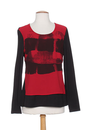 les filles de neaux t-shirts femme de couleur rouge