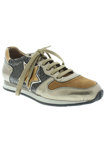 coco et abricot chaussures femme de couleur marron