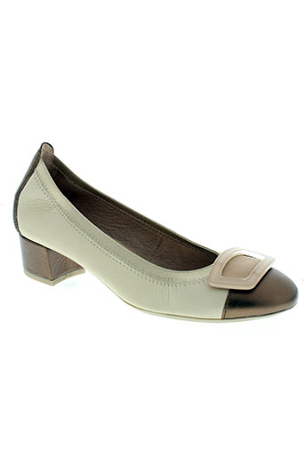 hispanitas chaussures femme de couleur beige