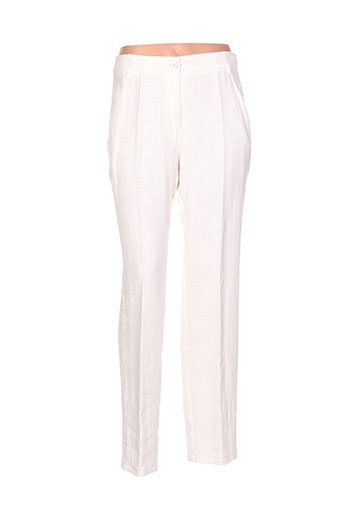 jean gabriel pantalons femme de couleur beige