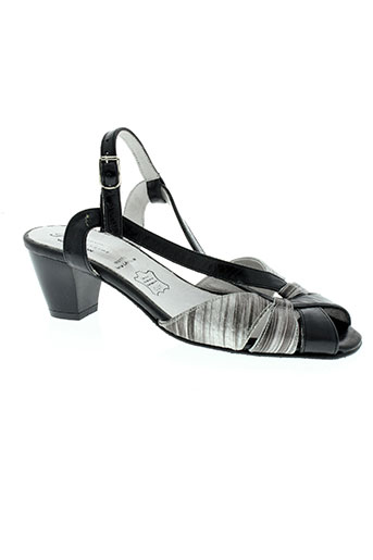 perle de charme chaussures femme de couleur noir