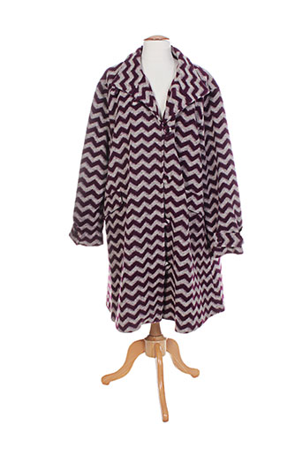 masai manteaux femme de couleur violet