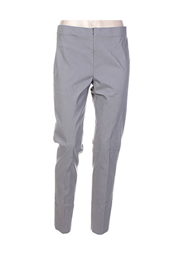 lauren vidal pantalons femme de couleur gris