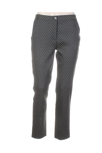 lauren vidal pantalons femme de couleur vert