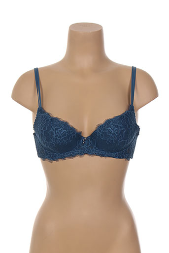 piege lingerie femme de couleur bleu