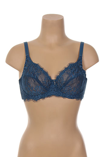 piege lingerie femme de couleur bleu