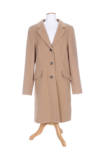 classic manteaux femme de couleur beige