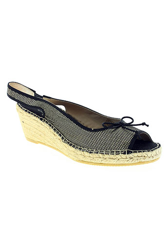 la maison de l'espadrille chaussures femme de couleur noir