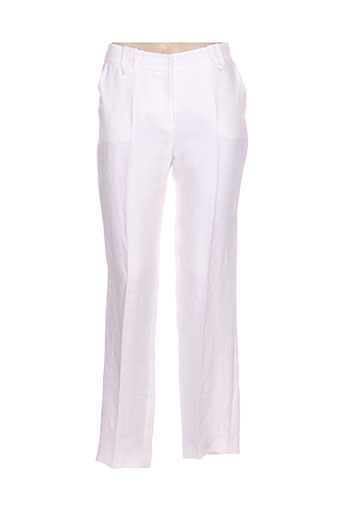 gerard darel pantalons femme de couleur blanc