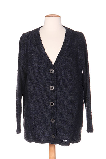 mellem gilets femme de couleur bleu