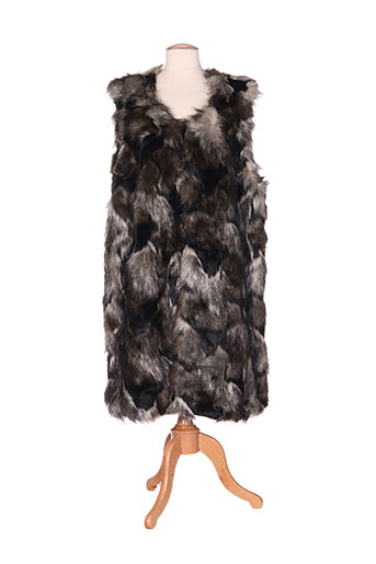 mat. gilets femme de couleur noir
