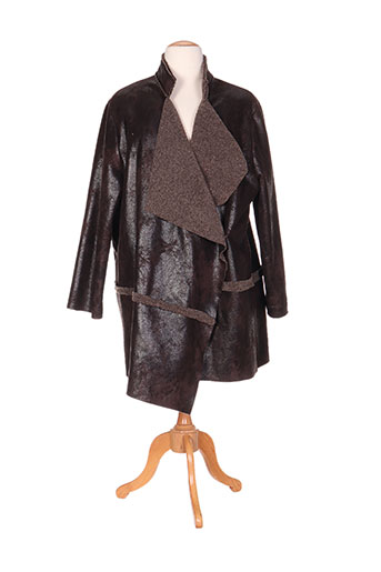 heteroclite manteaux femme de couleur marron
