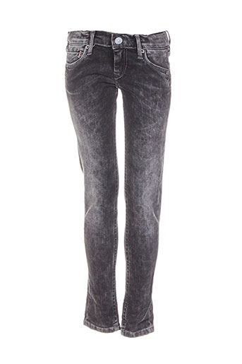pepe jeans pantalons garçon de couleur noir