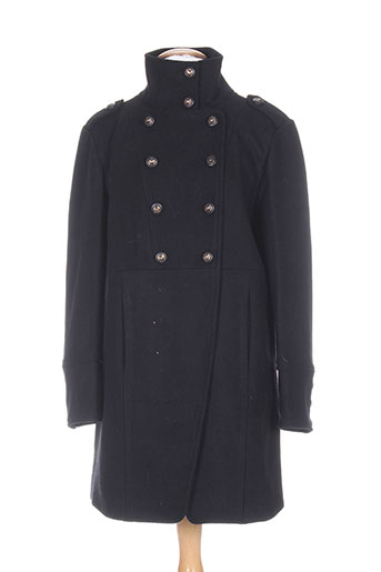thalassa manteaux femme de couleur noir
