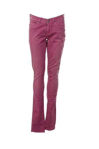 pepe jeans pantalons fille de couleur rose