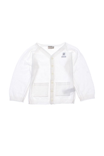 taille 0 gilets fille de couleur blanc