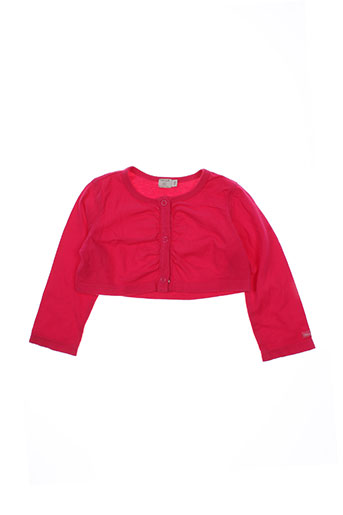 taille 0 gilets fille de couleur rose