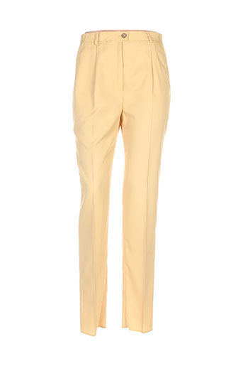 karting pantalons femme de couleur jaune