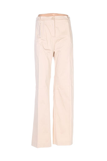 weill pantalons femme de couleur beige